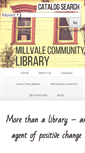 Mobile Screenshot of millvalelibrary.org